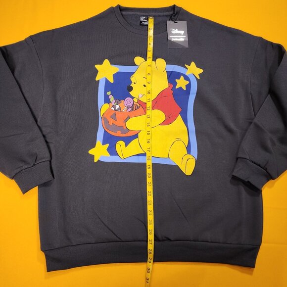 Cakeworthy Disney Winnie The Pooh Halloween Candy Crew Neck Sweatshirt 2XL - Picture 4 of 9